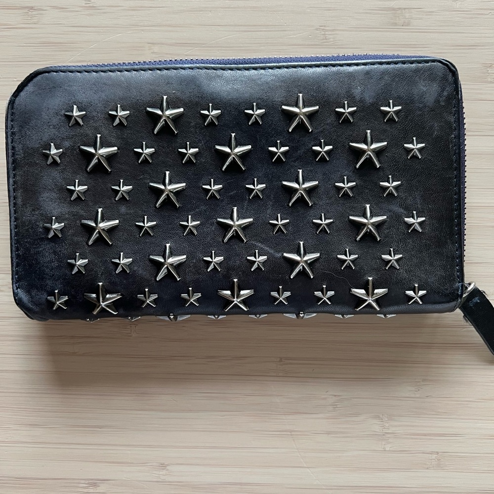 ** Jimmy Choo star studded large wallet **
